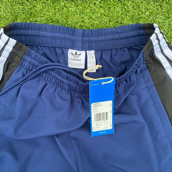 Adidas Women's Rasant Oversized Zip Off Track Pants Blue XS - Picture 4 of 7